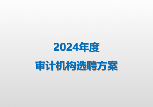 万象城体育技术2024年度审计机构选聘方案